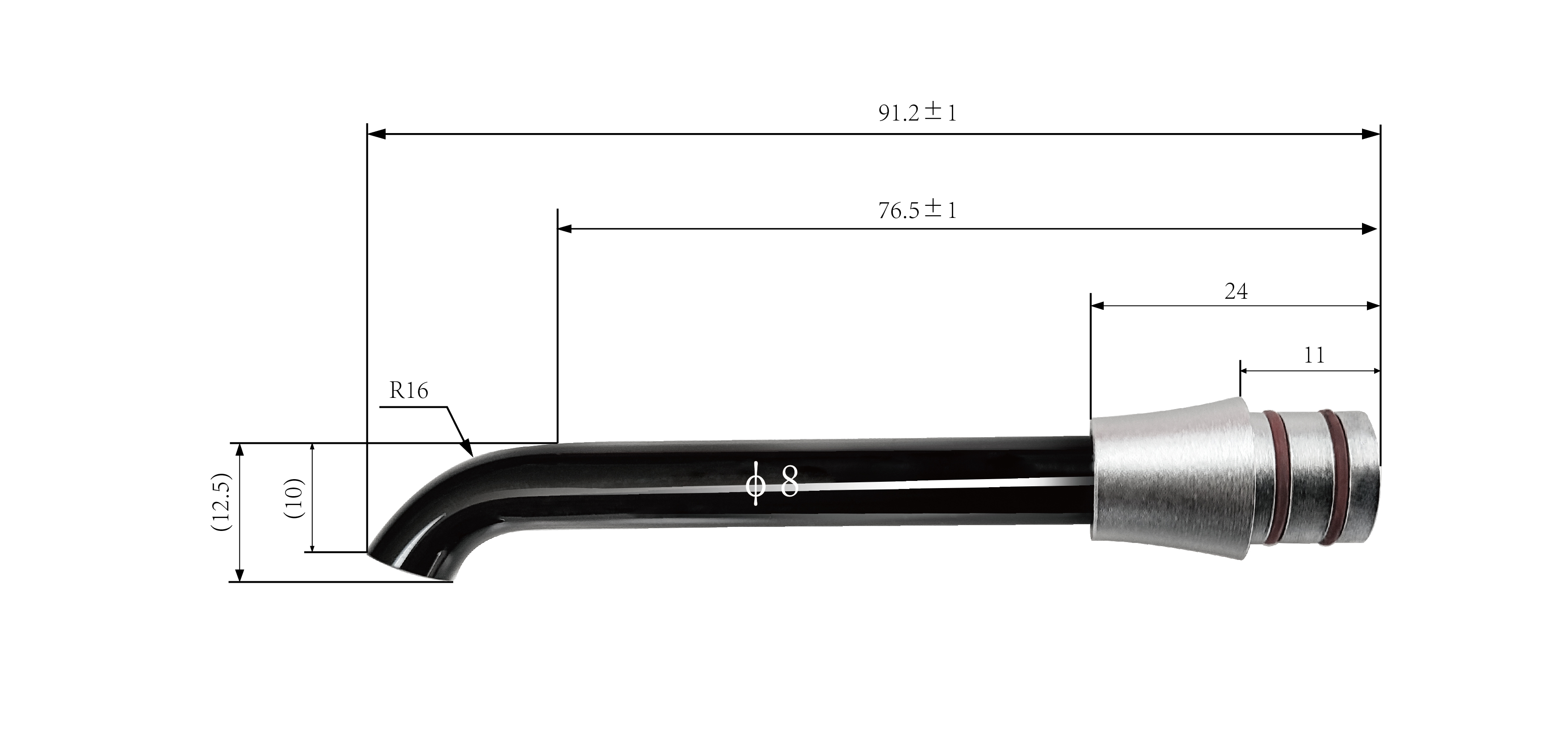 LED Lichtleiter für Polymerisationslampe Ergonomic